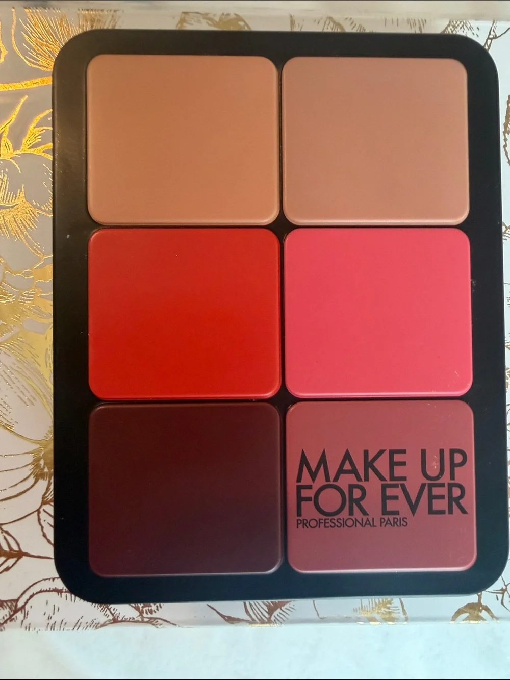 NEW Make Up For Ever HD Skin Face Essential Face & Cheek Palette Medium to Dark